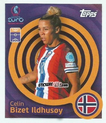 Sticker Celin Bizet Ildhusøy - Uefa Women'S Euro 2025 n. 45 - Topps