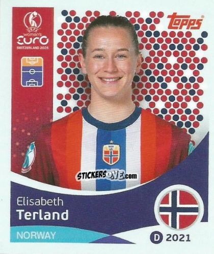 Cromo Elisabeth Terland - Uefa Women'S Euro 2025 n. 59 - Topps