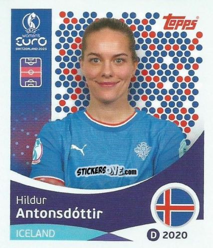 Cromo Hildur Antonsdottir - Uefa Women'S Euro 2025 n. 68 - Topps