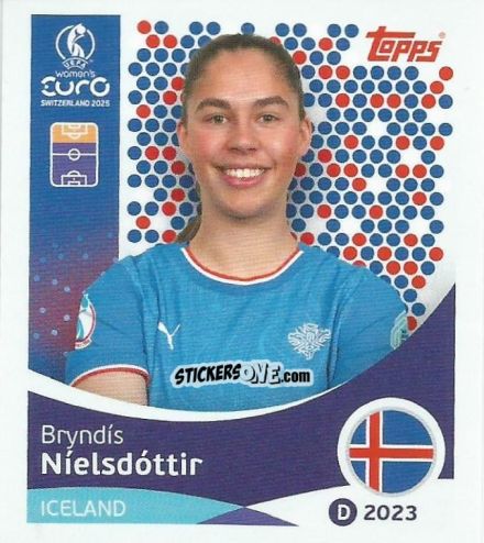 Cromo Bryndis Nielsdottir - Uefa Women'S Euro 2025 n. 74 - Topps