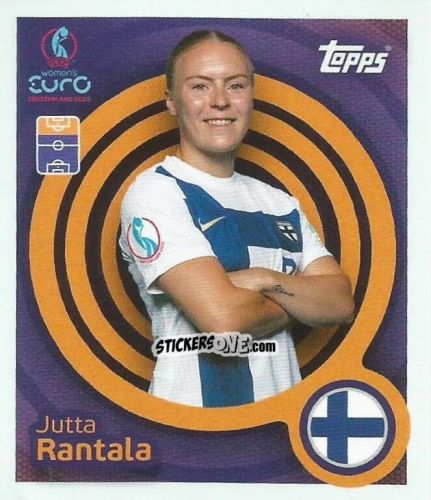 Sticker Jutta Rantala - Uefa Women'S Euro 2025 n. 77 - Topps