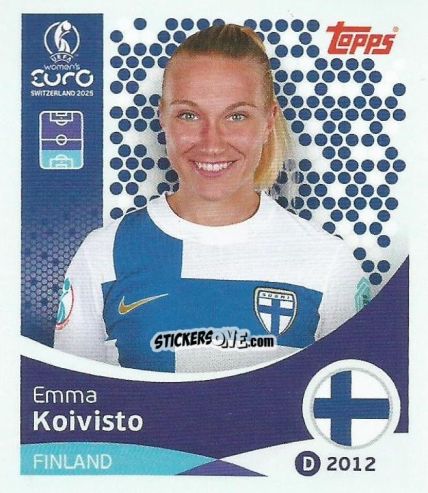 Figurina Emma Koivisto - Uefa Women'S Euro 2025 n. 79 - Topps