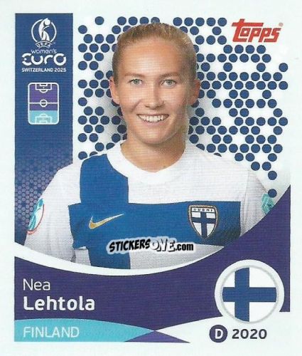 Sticker Nea Lehtola - Uefa Women'S Euro 2025 n. 84 - Topps