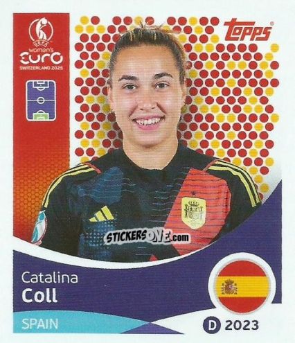 Sticker Catalina Coll - Uefa Women'S Euro 2025 n. 95 - Topps