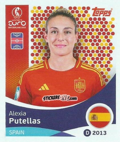 Figurina Alexia Putellas - Uefa Women'S Euro 2025 n. 100 - Topps