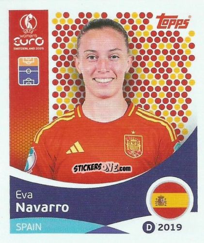 Figurina Eva Navarro - Uefa Women'S Euro 2025 n. 106 - Topps
