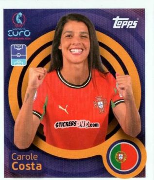 Sticker Carole Costa - Uefa Women'S Euro 2025 n. 109 - Topps