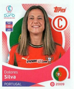 Sticker Dolores Silva - Uefa Women'S Euro 2025 n. 110 - Topps