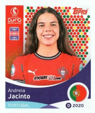 Sticker Andreia Jacinto - Uefa Women'S Euro 2025 n. 117 - Topps