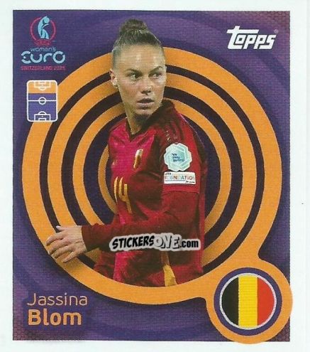 Sticker Jassina Blon - Uefa Women'S Euro 2025 n. 125 - Topps