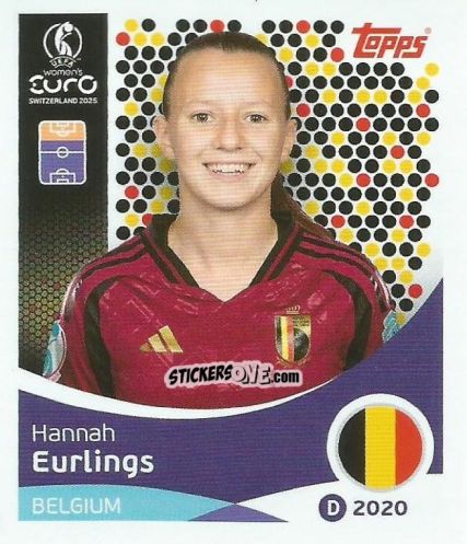 Cromo Hannah Eurlings - Uefa Women'S Euro 2025 n. 138 - Topps