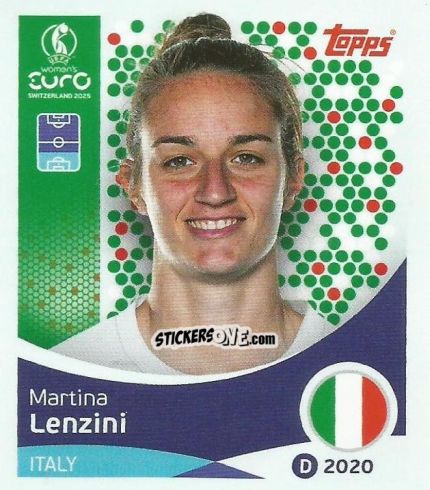 Cromo Martina Lenzini - Uefa Women'S Euro 2025 n. 146 - Topps