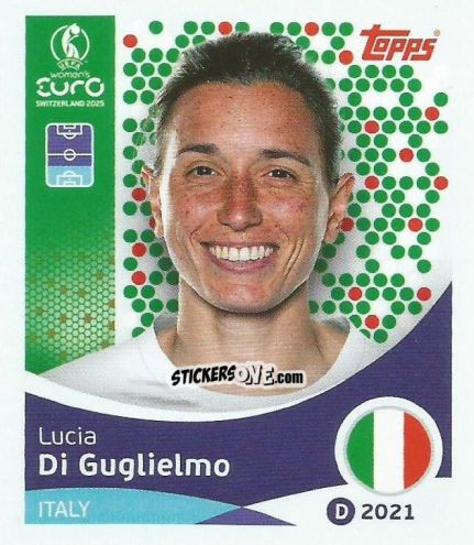 Figurina Lucia Di Guglielmo - Uefa Women'S Euro 2025 n. 147 - Topps