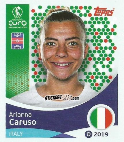 Sticker Arianna Caruso - Uefa Women'S Euro 2025 n. 149 - Topps