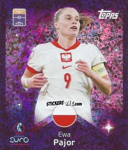 Figurina Ewa Pajor - Uefa Women'S Euro 2025 n. 159 - Topps