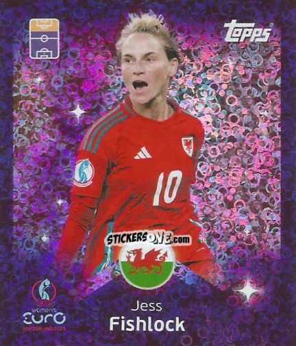 Figurina Jess Fishlock - Uefa Women'S Euro 2025 n. 162 - Topps