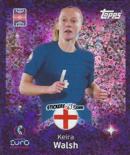 Figurina Keira Walsh - Uefa Women'S Euro 2025 n. 163 - Topps