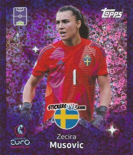 Figurina Zecira Musovic - Uefa Women'S Euro 2025 n. 166 - Topps