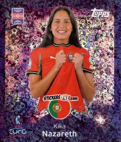 Figurina Kika Nazareth - Uefa Women'S Euro 2025 n. 168 - Topps