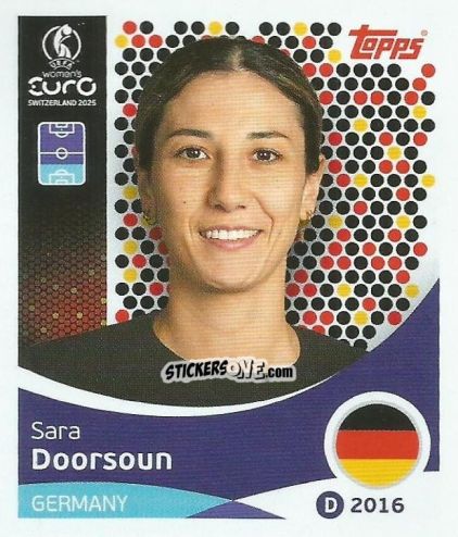 Sticker Sara Doorsoun - Uefa Women'S Euro 2025 n. 177 - Topps
