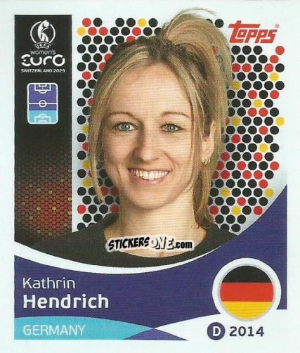 Sticker Kathrin Hendrich - Uefa Women'S Euro 2025 n. 179 - Topps