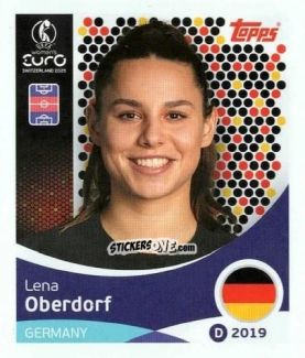Sticker Lena Oberdorf - Uefa Women'S Euro 2025 n. 181 - Topps