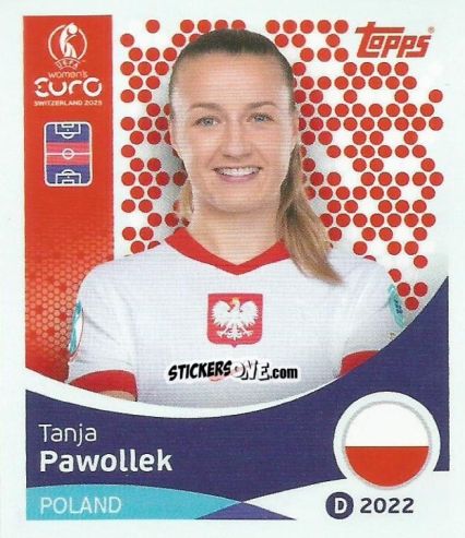 Sticker Tanja Pawollek - Uefa Women'S Euro 2025 n. 202 - Topps