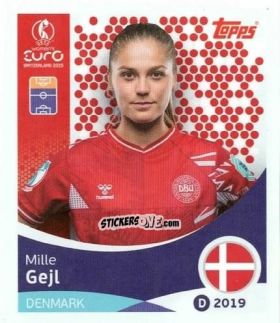 Figurina Mille Gejl - Uefa Women'S Euro 2025 n. 219 - Topps