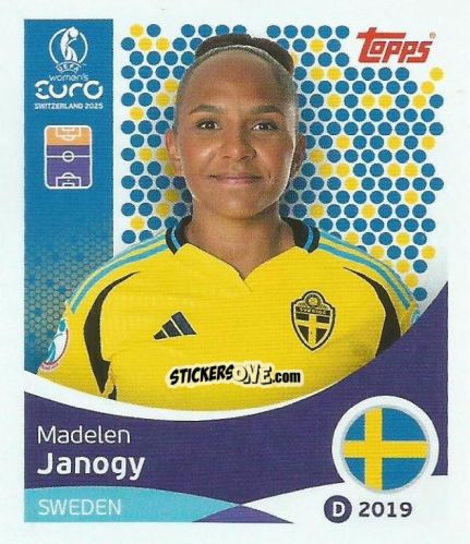 Sticker Madelen Janogy - Uefa Women'S Euro 2025 n. 233 - Topps