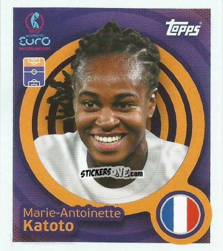 Sticker Marie-Antoinette Katoto - Uefa Women'S Euro 2025 n. 237 - Topps