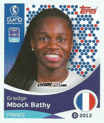 Cromo Griedge Mbock Bathy - Uefa Women'S Euro 2025 n. 240 - Topps
