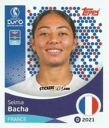 Sticker Selma Bacha - Uefa Women'S Euro 2025 n. 242 - Topps