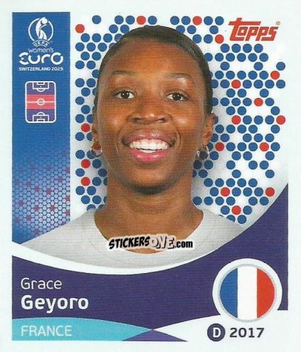 Sticker Grace Geyoro - Uefa Women'S Euro 2025 n. 246 - Topps