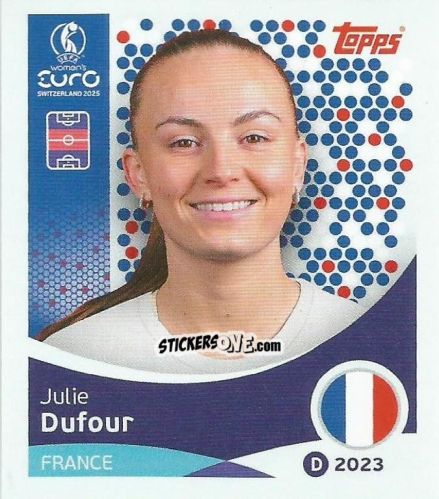 Sticker Julie Dufour - Uefa Women'S Euro 2025 n. 247 - Topps