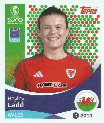 Cromo Hayley Ladd - Uefa Women'S Euro 2025 n. 276 - Topps
