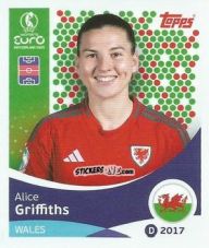 Cromo Alice Griffiths - Uefa Women'S Euro 2025 n. 279 - Topps
