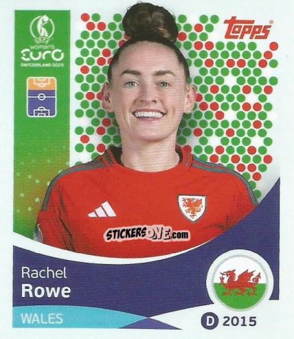Sticker Rachel Rowe - Uefa Women'S Euro 2025 n. 284 - Topps