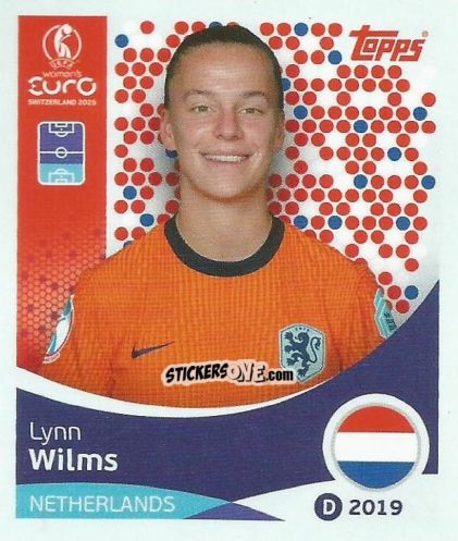 Cromo Lynn Wilms - Uefa Women'S Euro 2025 n. 290 - Topps