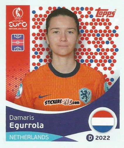 Cromo Damaris Egurrola - Uefa Women'S Euro 2025 n. 292 - Topps