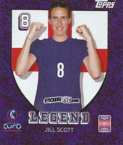 Figurina Jill Scott - Uefa Women'S Euro 2025 n. 303 - Topps