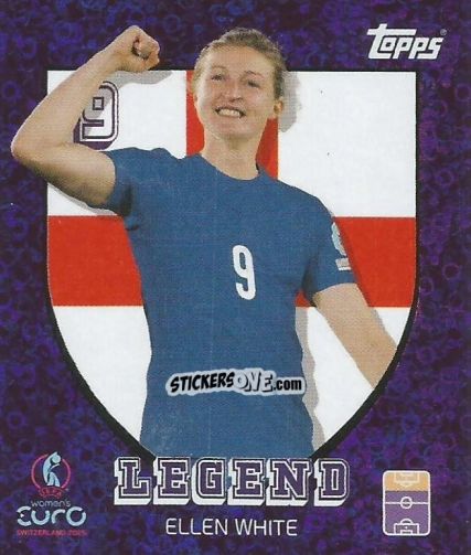 Figurina Ellen White - Uefa Women'S Euro 2025 n. 304 - Topps