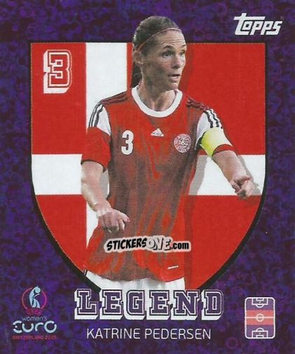 Figurina Katrine Pedersen - Uefa Women'S Euro 2025 n. 305 - Topps