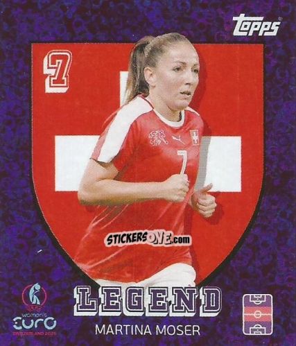Figurina Martina Moser - Uefa Women'S Euro 2025 n. 307 - Topps