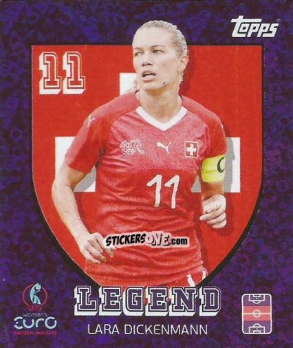 Figurina Lara Dickemann - Uefa Women'S Euro 2025 n. 308 - Topps