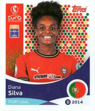 Figurina Diana Silva - Uefa Women'S Euro 2025 n. 122 - Topps