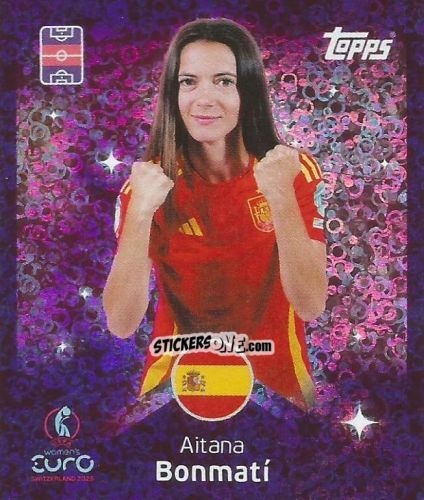 Figurina Aitana Bonmati - Uefa Women'S Euro 2025 n. 157 - Topps