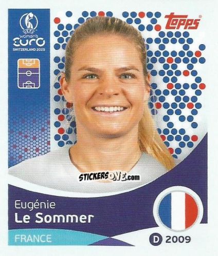 Figurina Eugenie Le Sommer - Uefa Women'S Euro 2025 n. 249 - Topps
