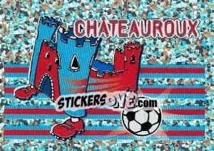 Sticker A.S.B. Chateauroux - SuperFoot 1997-1998 - Panini
