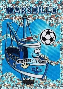 Sticker Olympique de Marseille - SuperFoot 1997-1998 - Panini