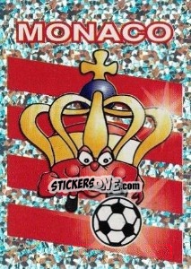 Sticker A.S. Monaco - SuperFoot 1997-1998 - Panini